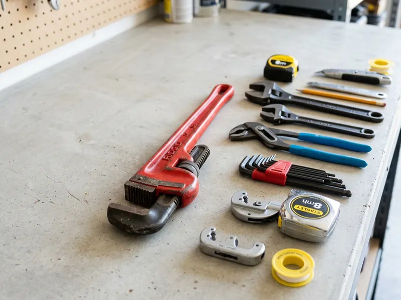 Professional plumbers in Sadorus, IL equipped with top-tier tools for residential and commercial plumbing services.